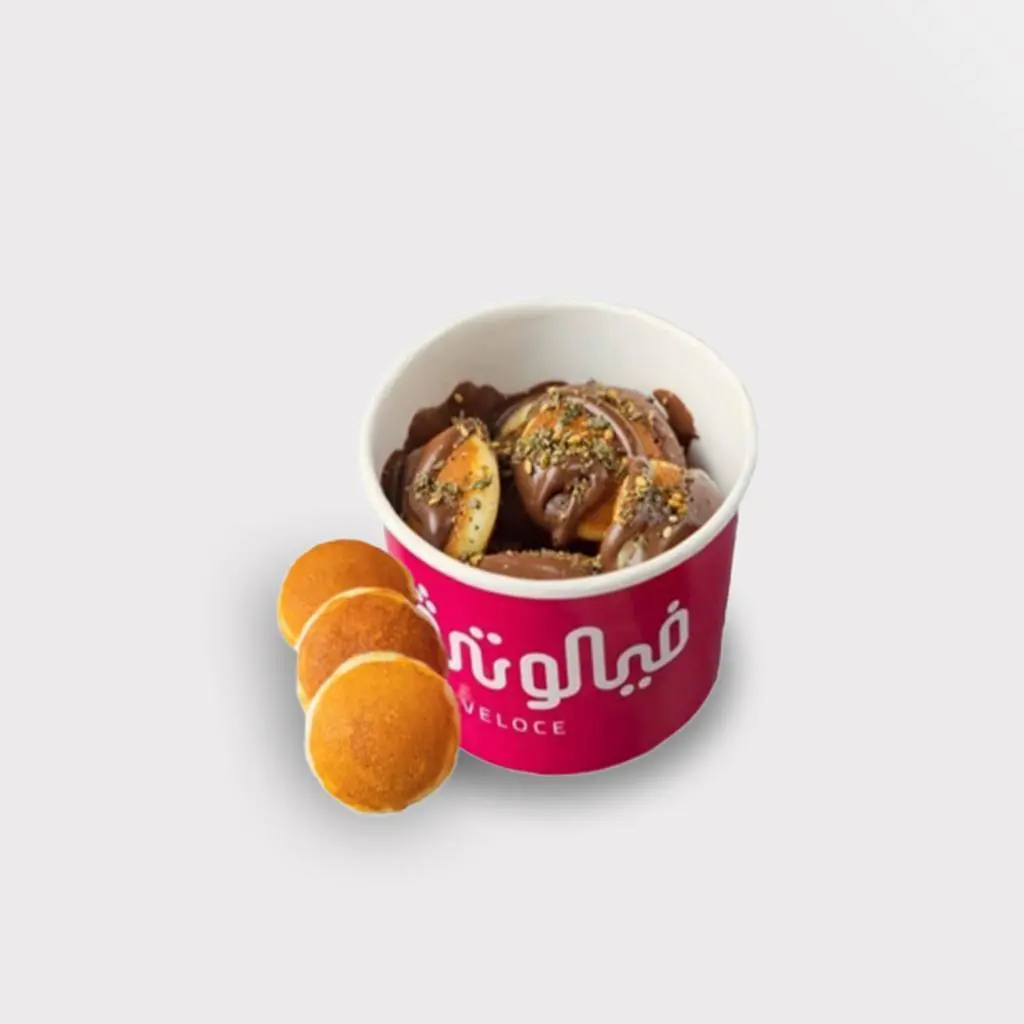 Nutella and Zaatar Mini Pancake Box