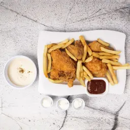 دجاج بروستد حراق