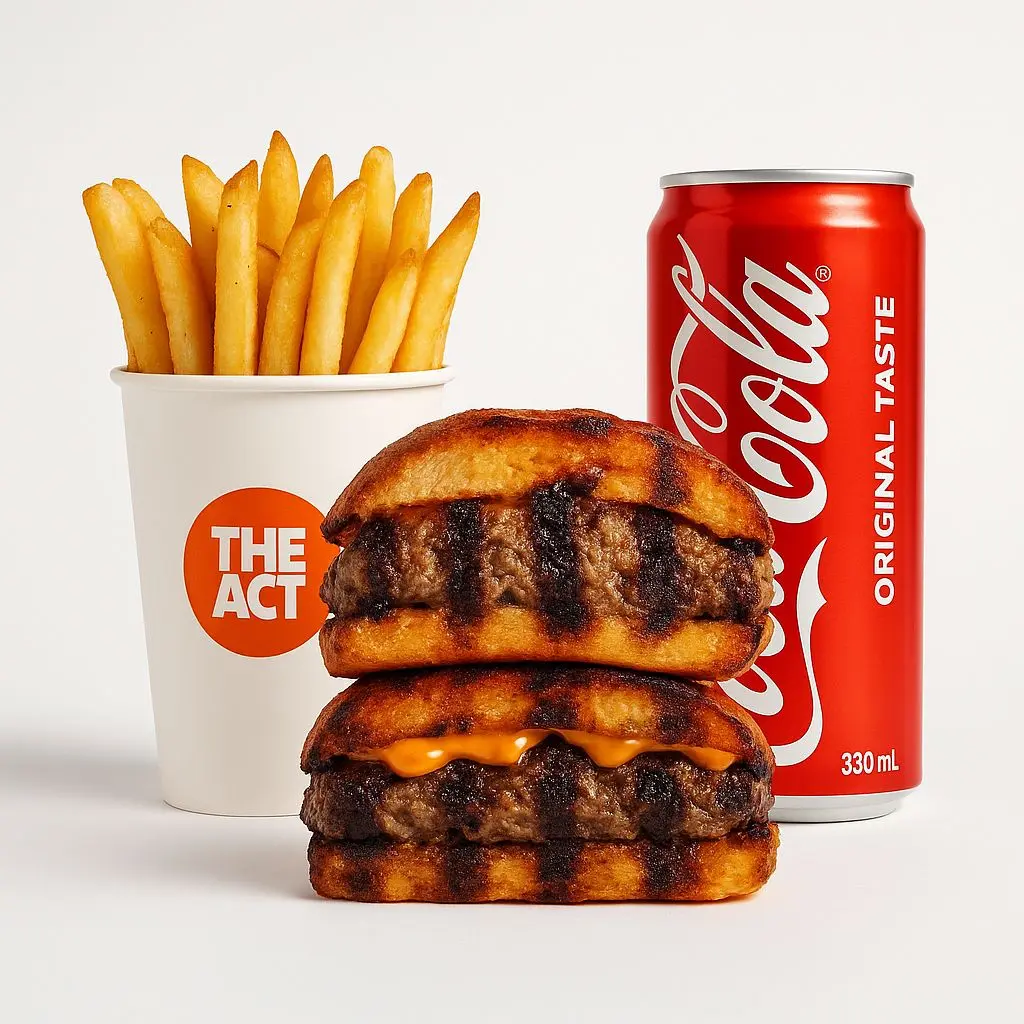 The Act burger meal