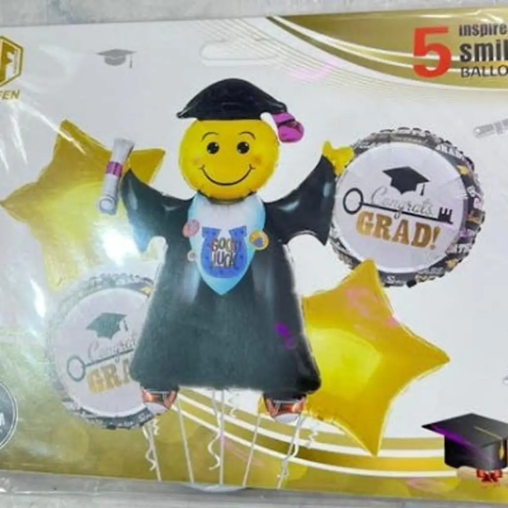 طقم بالون تخرج مع تعبئة الهيليوم 1