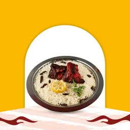 نص دجاج شواية مع الرز الشعبي