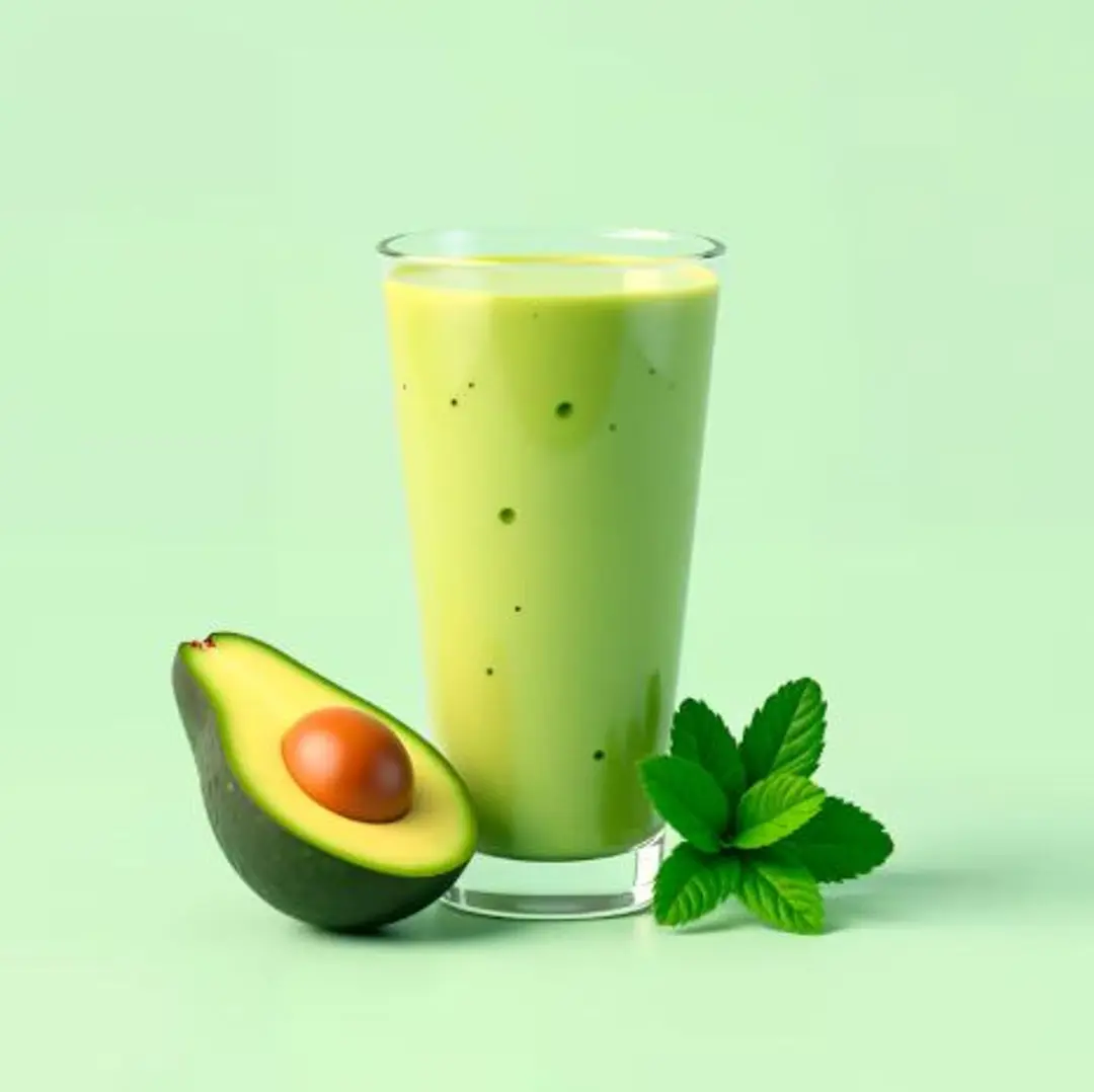 Natural avocado juice