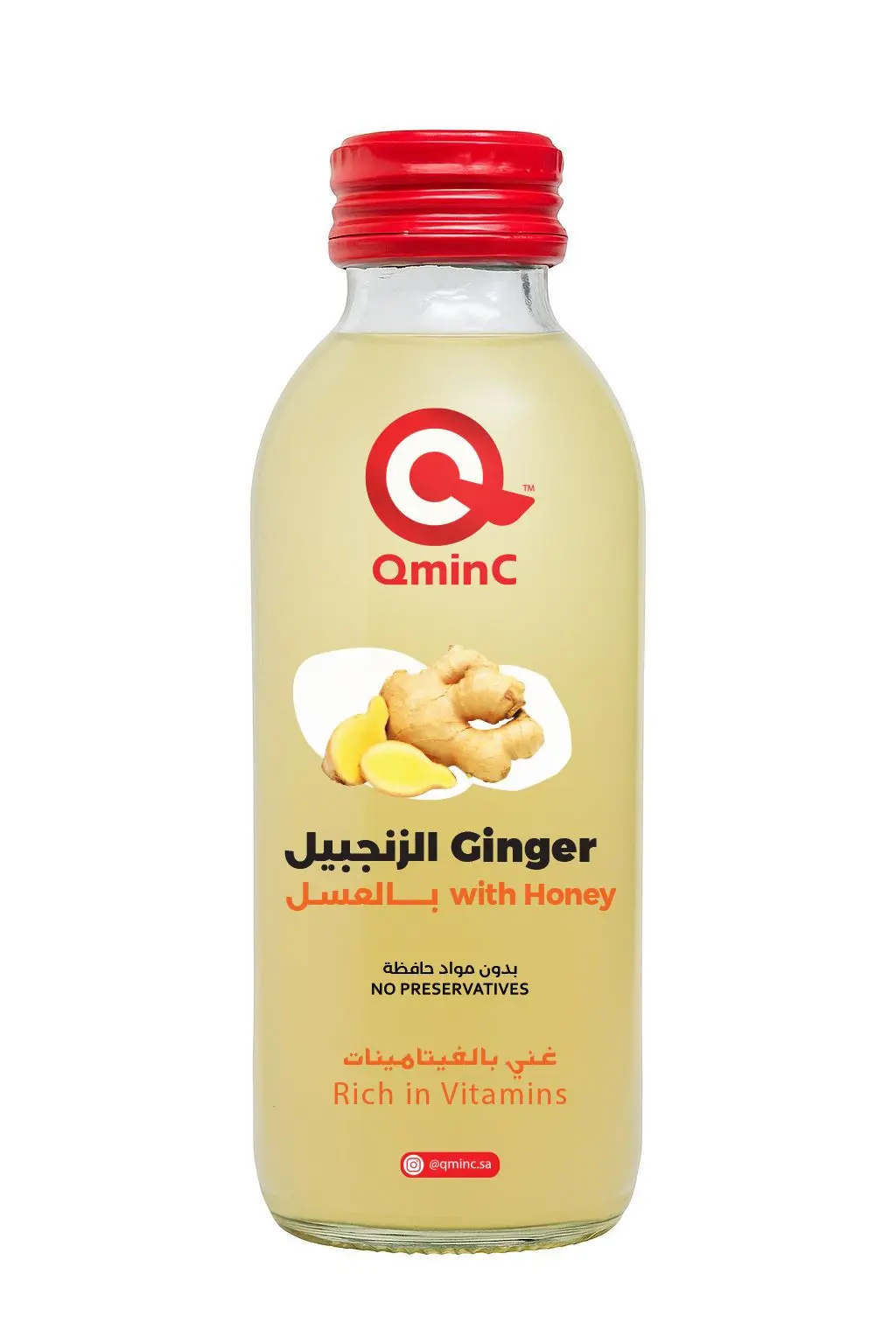 Ginger juice with honey