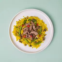 Steak Mushroom Rice