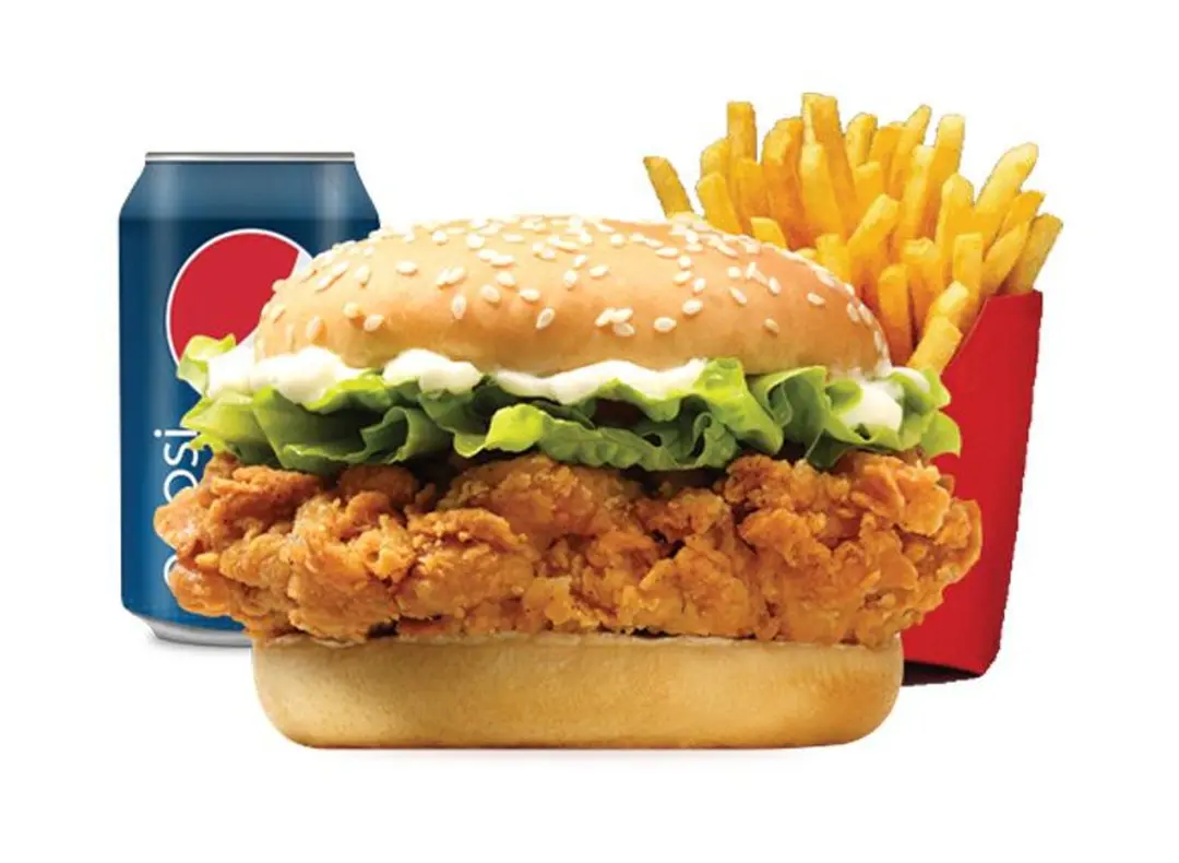 Crispy Chicken Burger Meal