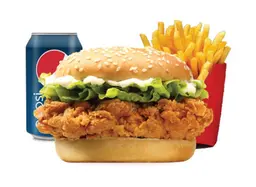 Crispy Chicken Burger Meal