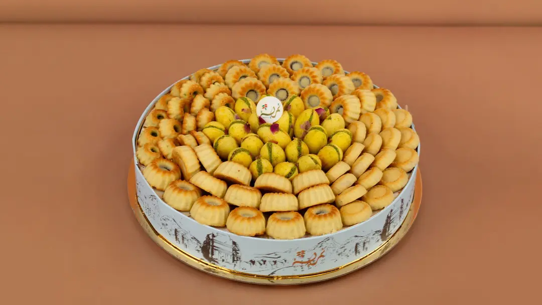 علبة معمول مشكل و جوزيه