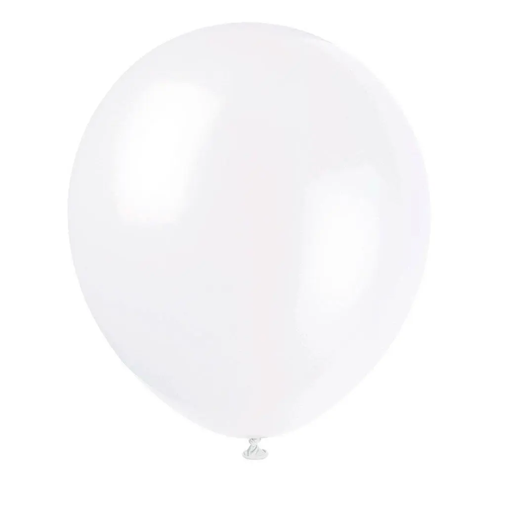 White balloons