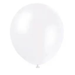 White balloons