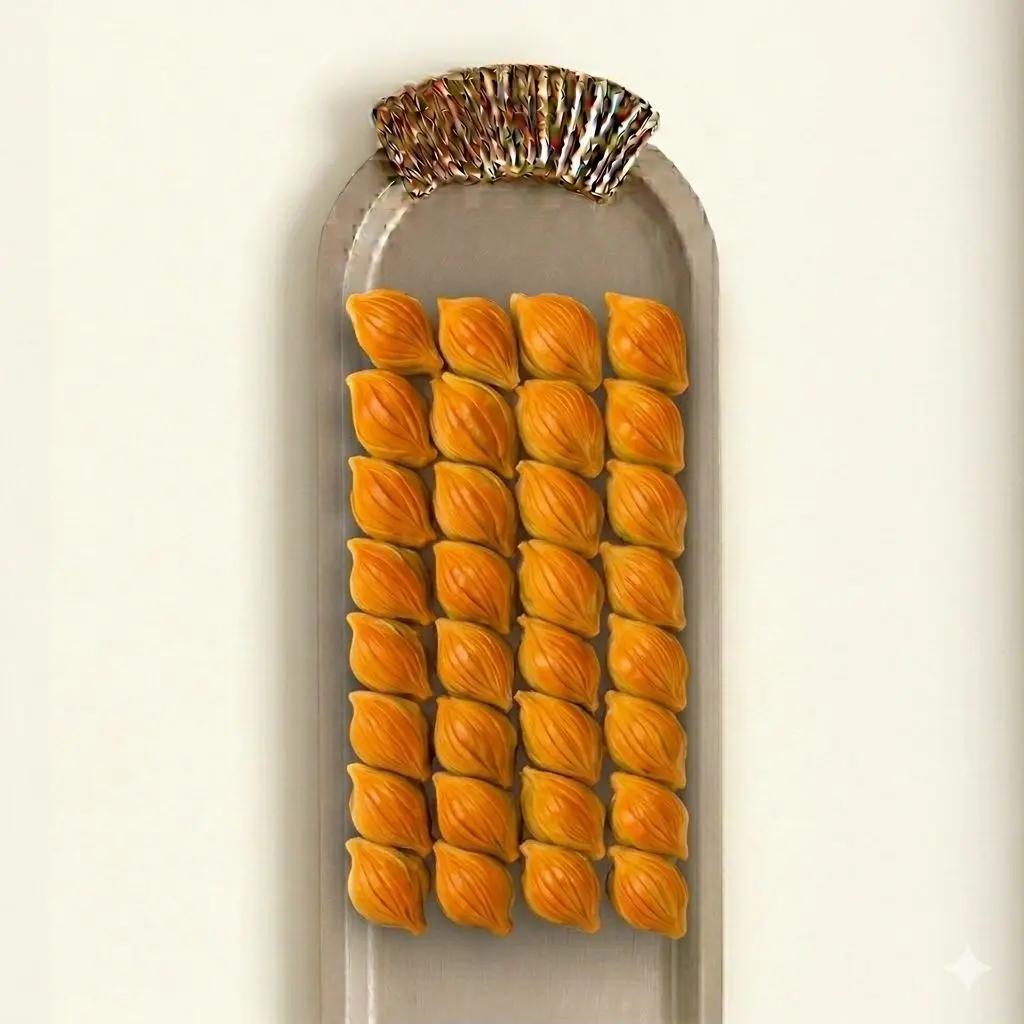 Baklava Seafood Shaped with Pistachio