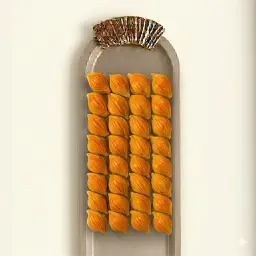 Baklava Seafood Shaped with Pistachio