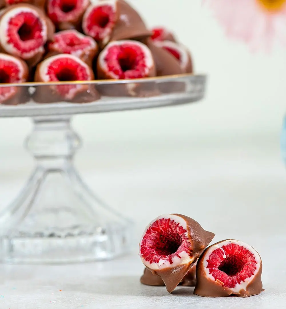 Chocolate Covered Raspberries - Box
