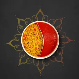 صحن دجاج تكا مسالا مع رز فقط
