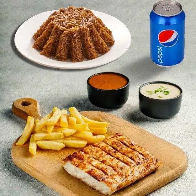 Fillet steak meal for one person