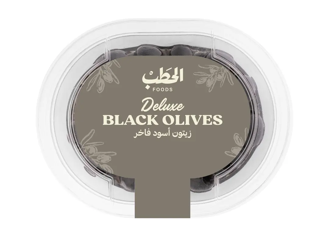 ALHATAB DELUXE BLACK OLIVES 250G