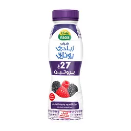 شراب زبادي يوناني توت الأسود وتوت العليق