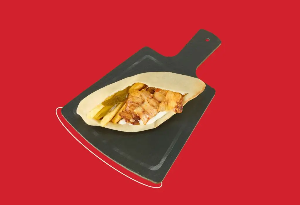 Chicken Shawarma Iraqi Bread
