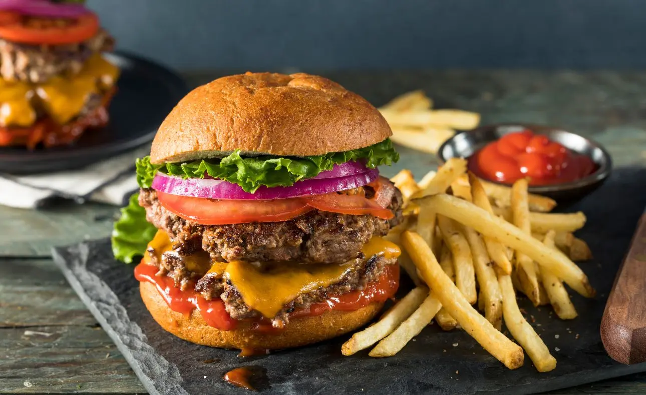 An burger