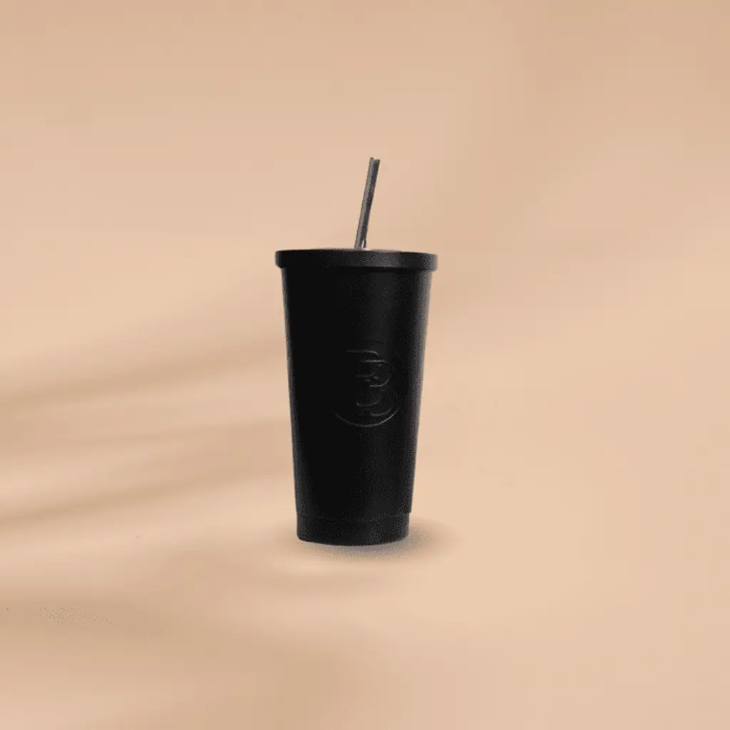 كوب حافظ للبروده اسود (١٦ اونص )