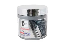 Clay Face Mask with Charcoal 500ml Spa System