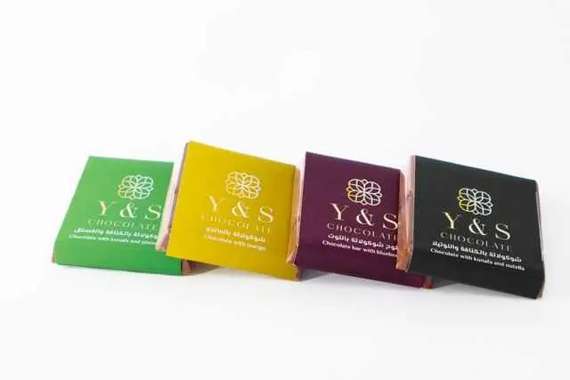Four Chocolate Bars dubai With Different Flavours