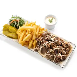 طبق شاورما لحم