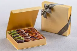 Gold Palm Square Filled Dates - Small Size