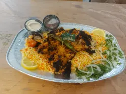 Grilled Deboned Chicken over Rice1/2