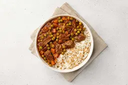 Beef Bazella & Rice