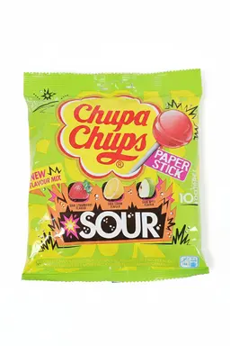 Chupa Chups Mixed Sour Lollipops 10 pieces