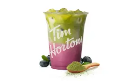 Iced Blueberry Matcha