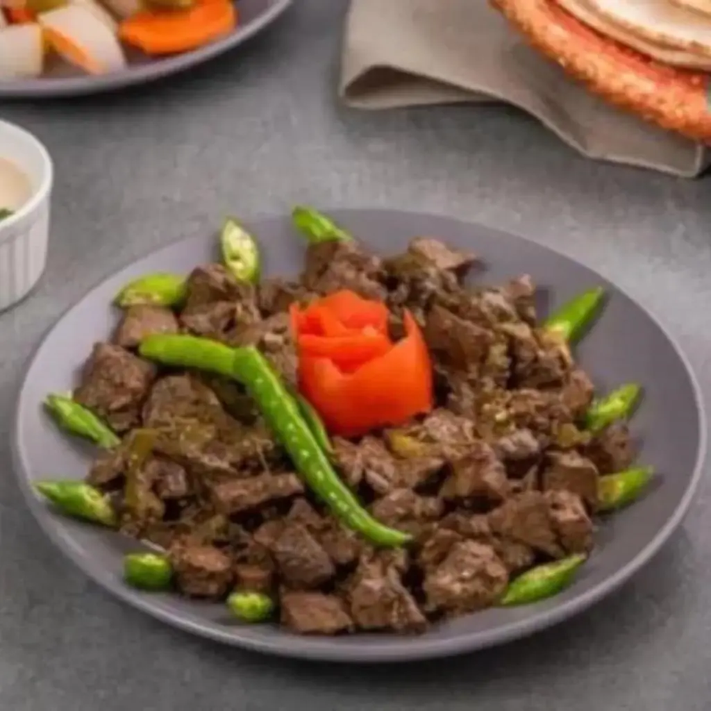 طبق كبدة