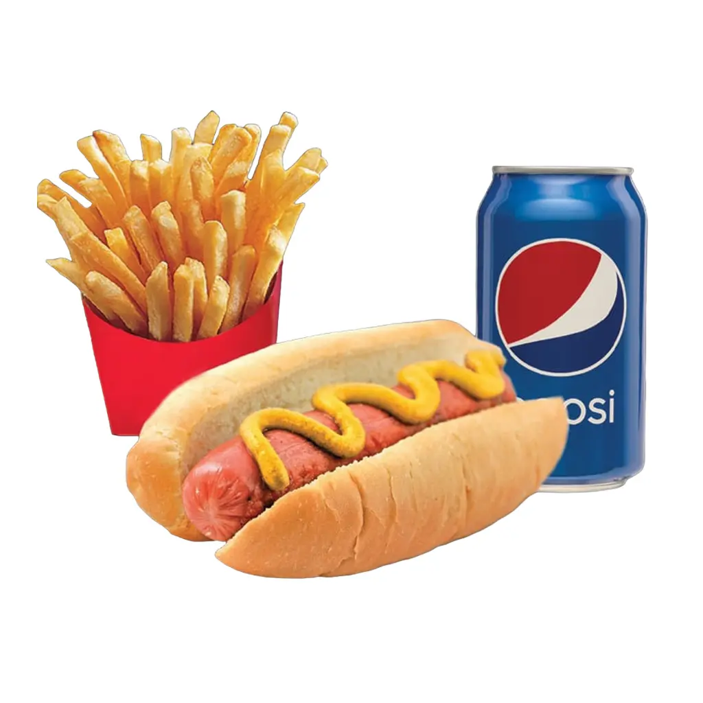 Hot Dog Sandwich Meal