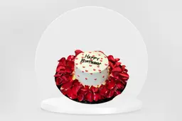 Cake with roses