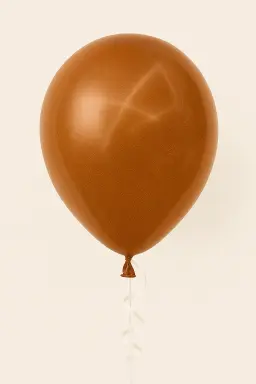 بالون بني شوكولاتة