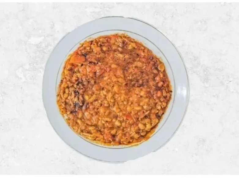 طاوة فاصوليا مع بازلاء