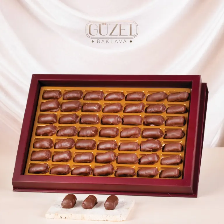 Pecan Baklava Fingers Box Dipped In Chocolate