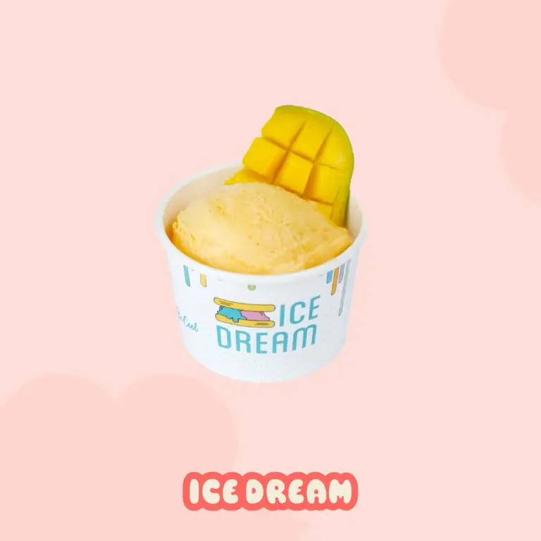 Scoop Mango Ice Cream
