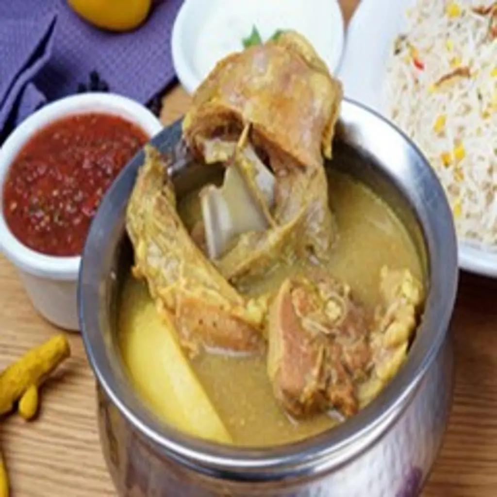 لحم برمة مع الأرز
