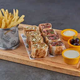 طبق صاج شاورما مشكل