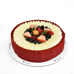 Red Velvet Fruits Cake