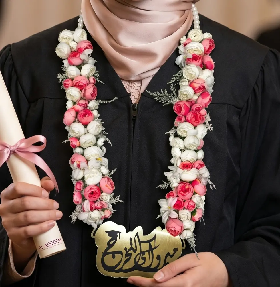 Moment Of Joy Artificial Flower Pendant Bearing The Graduation Symbol