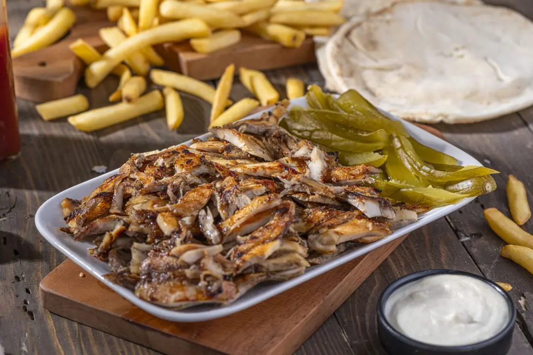 صحن شاورما صغير
