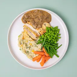 Chicken Mushroom with Mashed Potatoes