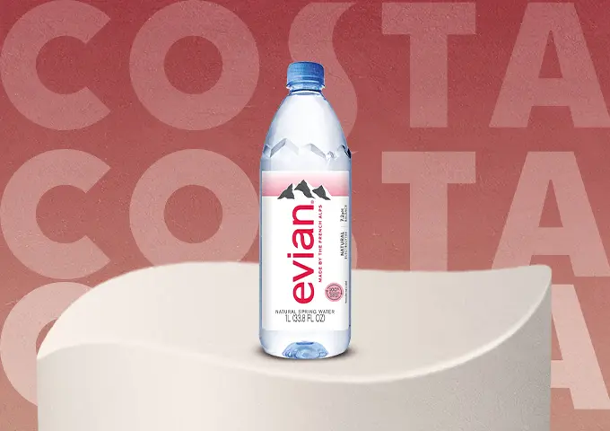 Evian Sparkling Water