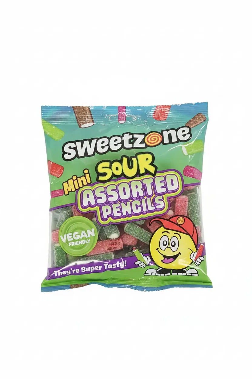 Sweet Zone Small Sour Candies with Mixed Fruit Flavors 180g