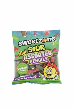 Sweet Zone Small Sour Candies with Mixed Fruit Flavors 180g