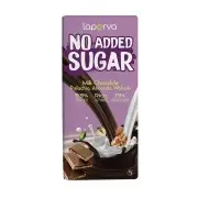 LAP MILK CHOC NOSUGAR WTH PISTA ALMND&WALNT BAR85G