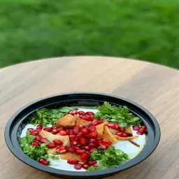 فتة ورق عنب - وسط