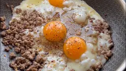Eggs with Meat Plate